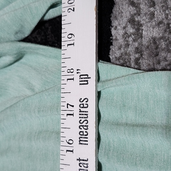 MISS ME MINT GREEN EMBROIDERED RHINESTONES OPEN STRAP V-BACK TOP PRICE FIRM - Picture 8 of 15